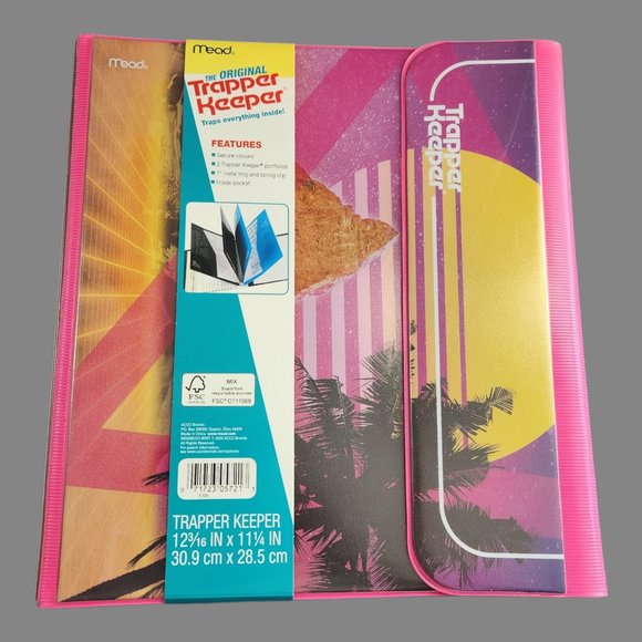 Mead Office New Mead Original Trapper Keeper Binder Retro 9s